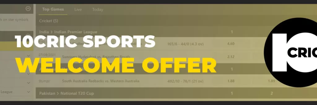 10cric Sports Welcome Offer